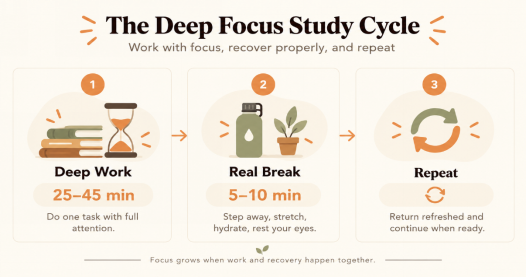The Science of Deep Focus: How to Reclaim Your Attention and Study with Purpose